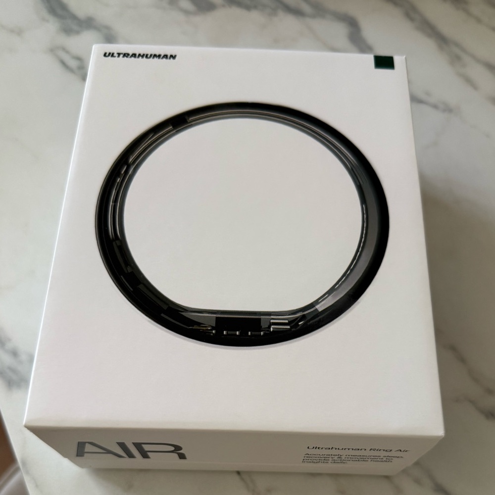 Ultrahuman Ring Air size 8 Titanium color